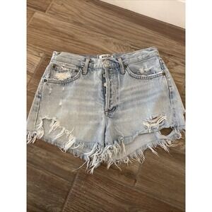 Agolde Shorts A026-811 Parker Vintage Cut-Off 26 Women's